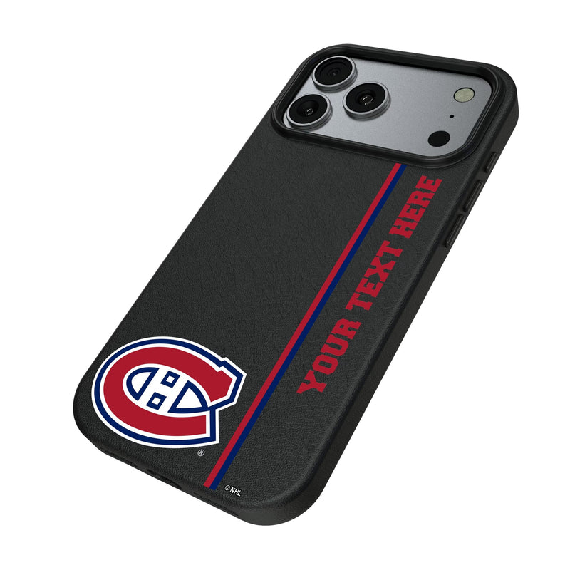 Montreal Canadiens Personalized Sidebard iPhone MagSafe Compatible Phone Case for Apple iPhone Iso.Jpg