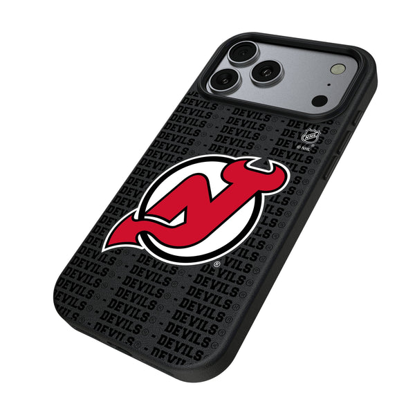 New Jersey Devils Text Backdrop iPhone MagSafe Compatible Phone Case for Apple iPhone Iso.Jpg