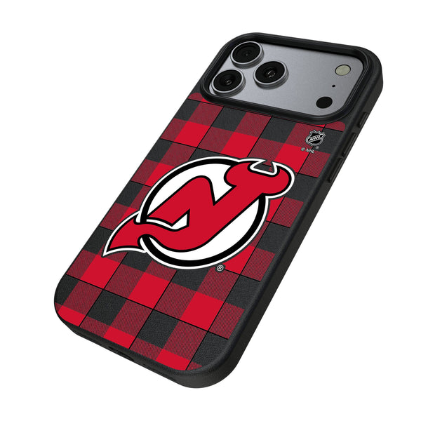 New Jersey Devils Plaid iPhone MagSafe Compatible Phone Case for Apple iPhone Iso.Jpg