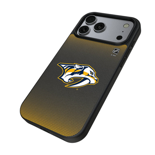 Nashville Predators Linen iPhone MagSafe Compatible Phone Case for Apple iPhone Iso.Jpg
