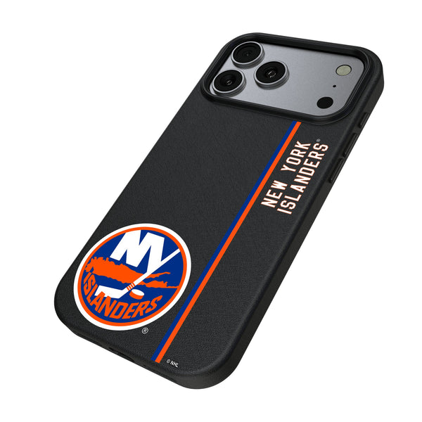 New York Islanders Sidebar iPhone MagSafe Compatible Phone Case for Apple iPhone Iso.Jpg