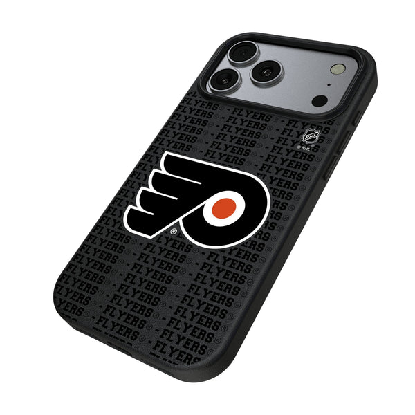 Philadelphia Flyers Text Backdrop iPhone MagSafe Compatible Phone Case for Apple iPhone Iso.Jpg