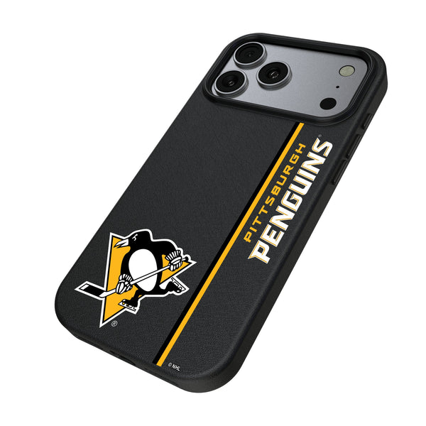 Pittsburgh Penguins Sidebar iPhone MagSafe Compatible Phone Case for Apple iPhone Iso.Jpg