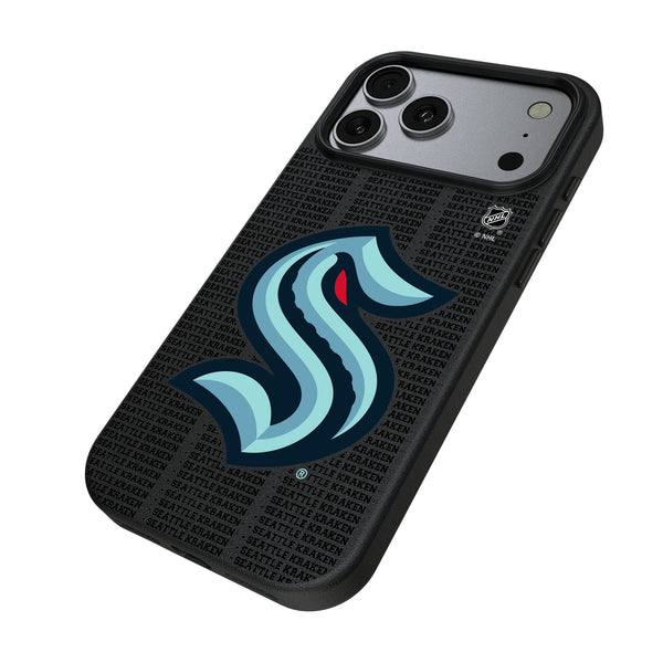 Seattle Kraken Text Backdrop iPhone MagSafe Compatible Phone Case for Apple iPhone Iso.Jpg
