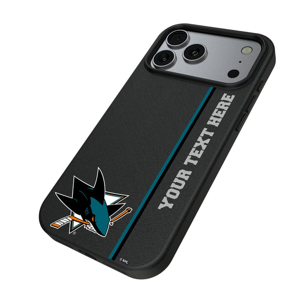 San Jose Sharks Personalized Sidebard iPhone MagSafe Compatible Phone Case for Apple iPhone Iso.Jpg