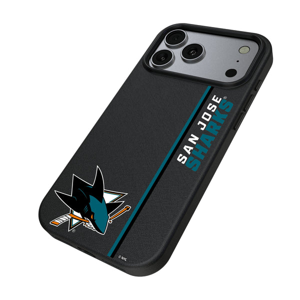San Jose Sharks Sidebar iPhone MagSafe Compatible Phone Case for Apple iPhone Iso.Jpg