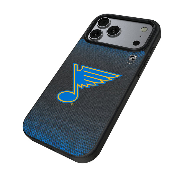 St. Louis Blues Linen iPhone MagSafe Compatible Phone Case for Apple iPhone Iso.Jpg