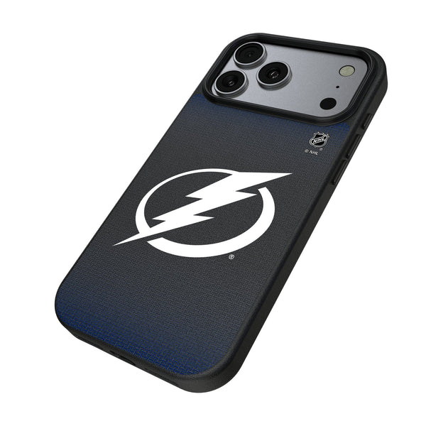 Tampa Bay Lightning Linen iPhone MagSafe Compatible Phone Case for Apple iPhone Iso.Jpg