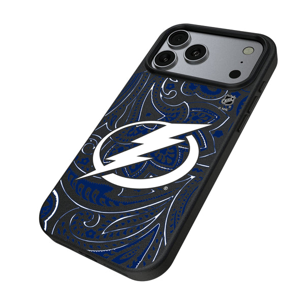 Tampa Bay Lightning Paisley iPhone MagSafe Compatible Phone Case for Apple iPhone Iso.Jpg