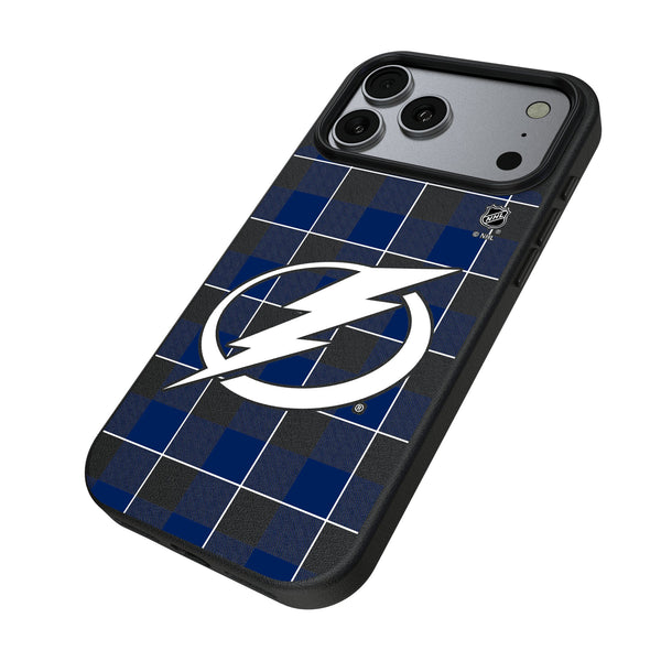 Tampa Bay Lightning Plaid iPhone MagSafe Compatible Phone Case for Apple iPhone Iso.Jpg