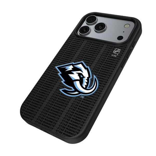 Utah Mammoth Text Backdrop iPhone MagSafe Compatible Phone Case for Apple iPhone Iso.Jpg
