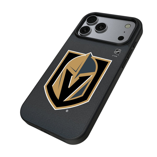 Vegas Golden Knights Linen iPhone MagSafe Compatible Phone Case for Apple iPhone Iso.Jpg