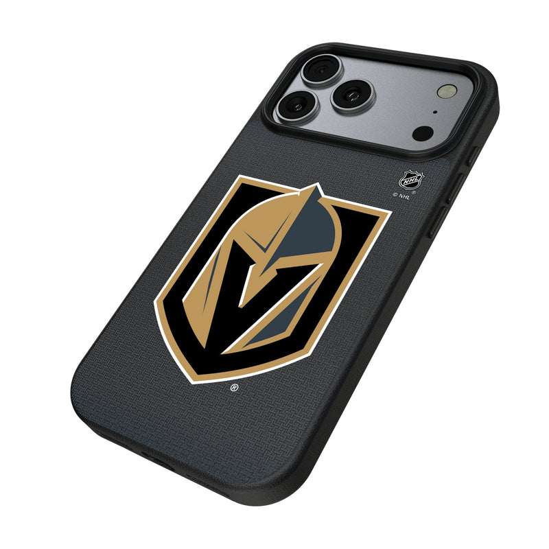 Vegas Golden Knights Linen iPhone MagSafe Compatible Phone Case for Apple iPhone Iso.Jpg