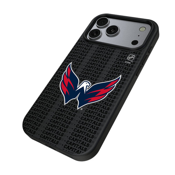 Washington Capitals Text Backdrop iPhone MagSafe Compatible Phone Case for Apple iPhone Iso.Jpg