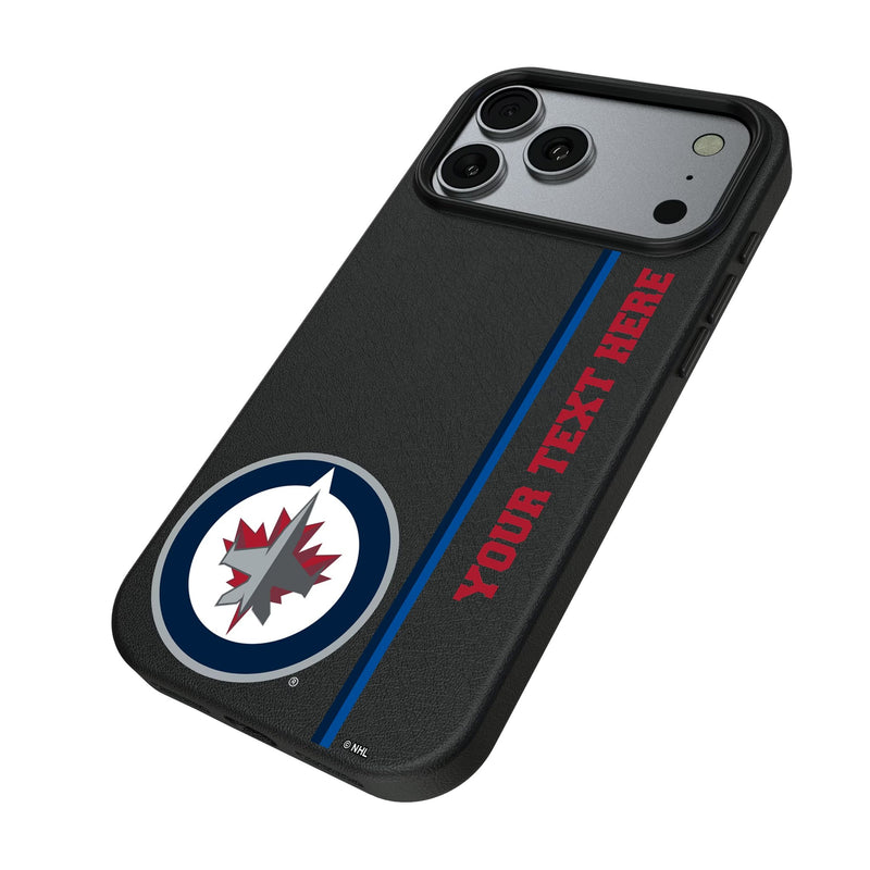 Winnipeg Jets Personalized Sidebard iPhone MagSafe Compatible Phone Case for Apple iPhone Iso.Jpg