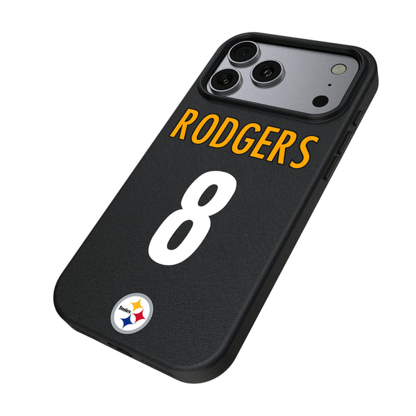 Aaron Rodgers Pittsburgh Steelers 8 Game Tactic iPhone MagSafe Compatible Phone Case for Apple iPhone Iso.Jpg