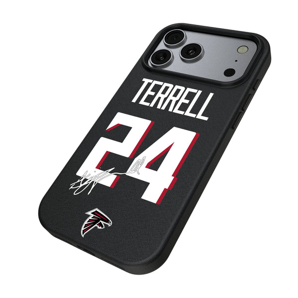 A.J. Terrell Atlanta Falcons 24 Game Tactic iPhone MagSafe Compatible Phone Case for Apple iPhone Iso.Jpg