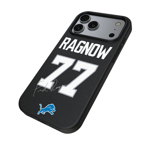 Frank Ragnow Detroit Lions 77 Game Tactic iPhone MagSafe Compatible Phone Case for Apple iPhone Iso.Jpg