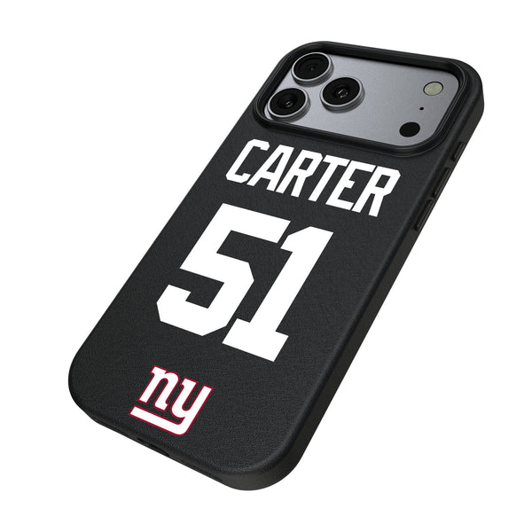 Abdul Carter New York Giants 51 Game Tactic iPhone MagSafe Compatible Phone Case for Apple iPhone Iso.Jpg