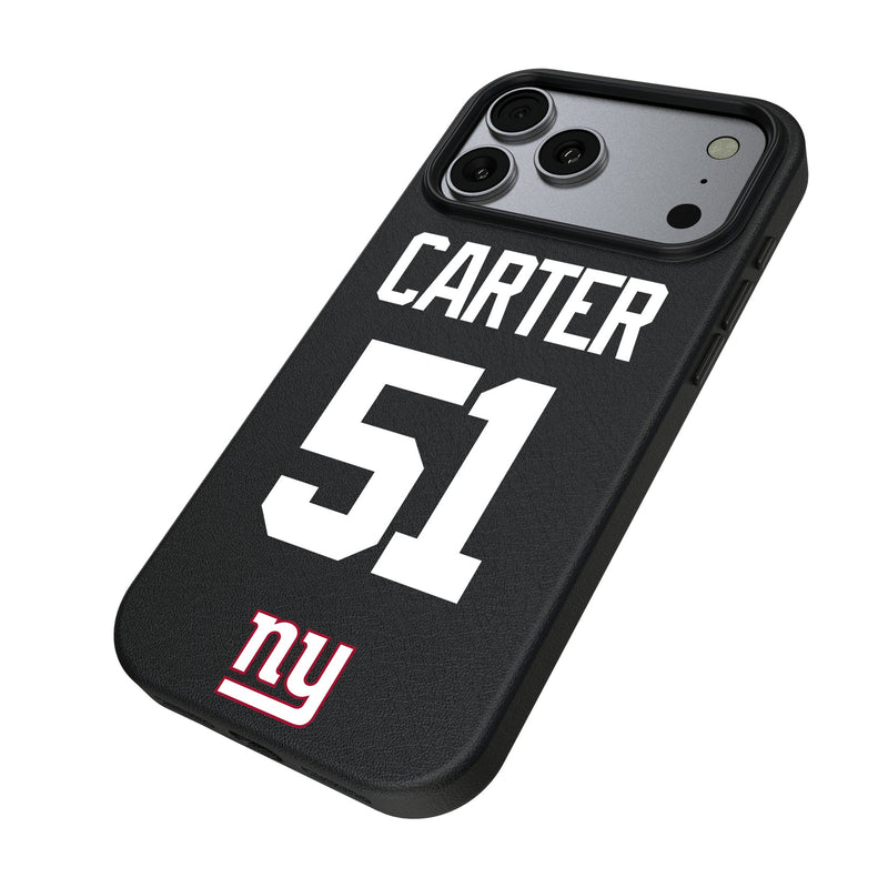 Abdul Carter New York Giants 51 Game Tactic iPhone MagSafe Compatible Phone Case for Apple iPhone Iso.Jpg