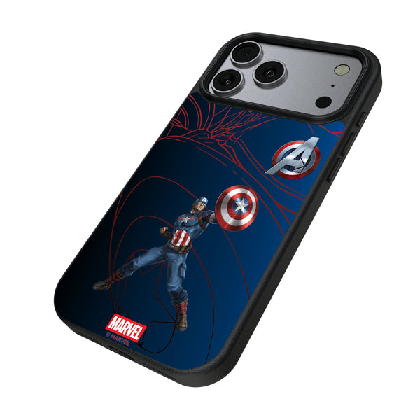 Marvel Avengers Captain America MechLine iPhone MagSafe Compatible Phone Case for Apple iPhone Iso.Jpg