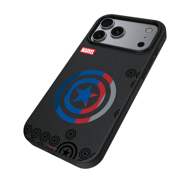 Marvel Avengers Captain America Sigil iPhone MagSafe Compatible Phone Case for Apple iPhone Iso.Jpg
