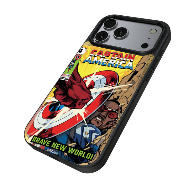 Marvel Avengers Sam Wilson Captain America Classic Cover iPhone MagSafe Compatible Phone Case for Apple iPhone Iso.Jpg