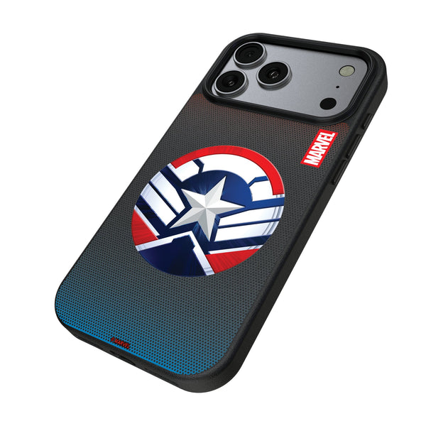 Marvel Avengers Sam Wilson Captain America Grid iPhone MagSafe Compatible Phone Case for Apple iPhone Iso.Jpg