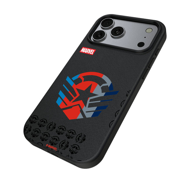 Marvel Avengers Sam Wilson Captain America Sigil iPhone MagSafe Compatible Phone Case for Apple iPhone Iso.Jpg
