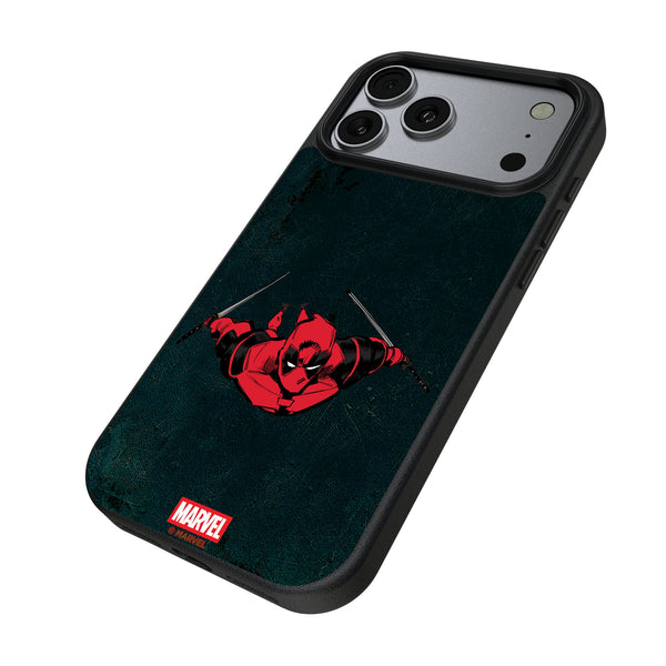 Marvel Deadpool Badge iPhone MagSafe Compatible Phone Case for Apple iPhone Iso.Jpg
