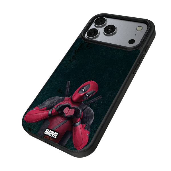 Marvel Deadpool Badge iPhone MagSafe Compatible Phone Case for Apple iPhone Iso.Jpg