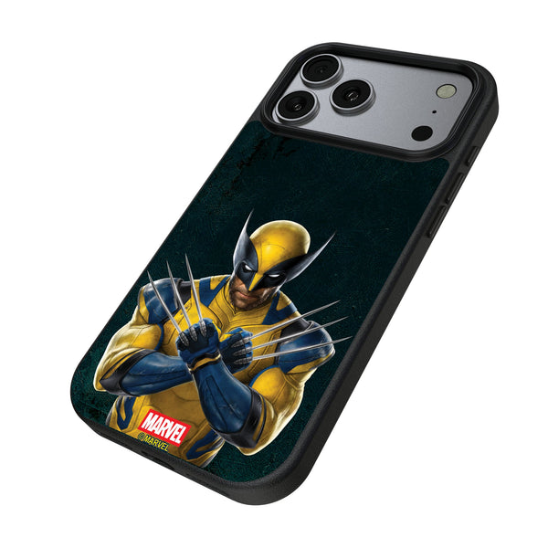 Marvel Deadpool Wolverine Badge iPhone MagSafe Compatible Phone Case for Apple iPhone Iso.Jpg