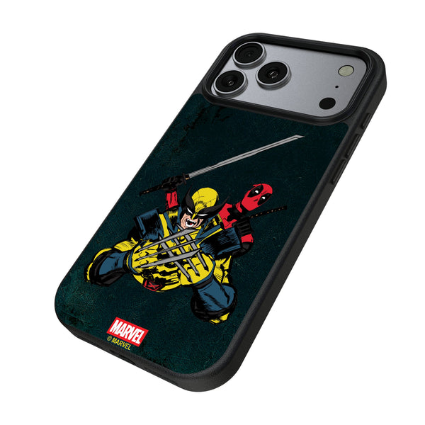 Marvel Deadpool Wolverine Badge iPhone MagSafe Compatible Phone Case for Apple iPhone Iso.Jpg