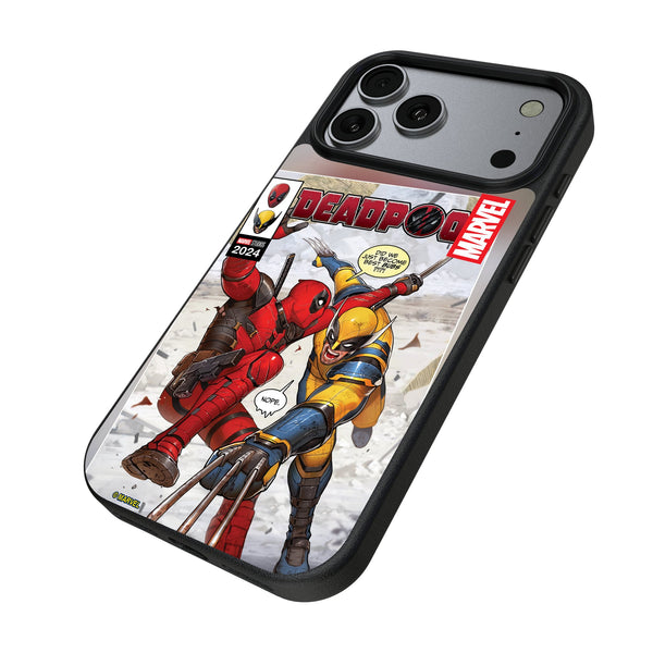 Marvel Deadpool Wolverine Cover Art iPhone MagSafe Compatible Phone Case for Apple iPhone Iso.Jpg