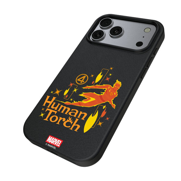 Marvel Human Torch Badge iPhone MagSafe Compatible Phone Case for Apple iPhone Iso.Jpg