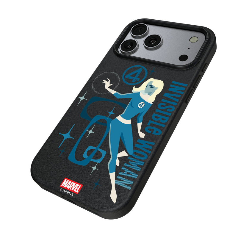 Marvel Invisible Woman Badge iPhone MagSafe Compatible Phone Case for Apple iPhone Iso.Jpg