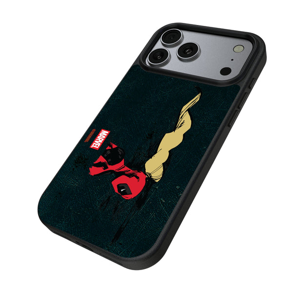 Marvel Ladypool Badge iPhone MagSafe Compatible Phone Case for Apple iPhone Iso.Jpg