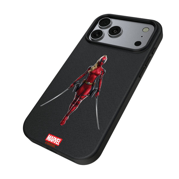 Marvel Ladypool Badge iPhone MagSafe Compatible Phone Case for Apple iPhone Iso.Jpg