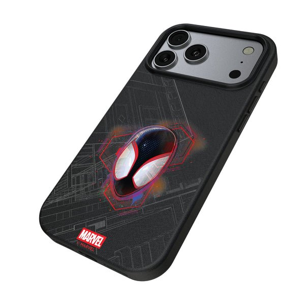Marvel Miles Morales Badge iPhone MagSafe Compatible Phone Case for Apple iPhone Iso.Jpg