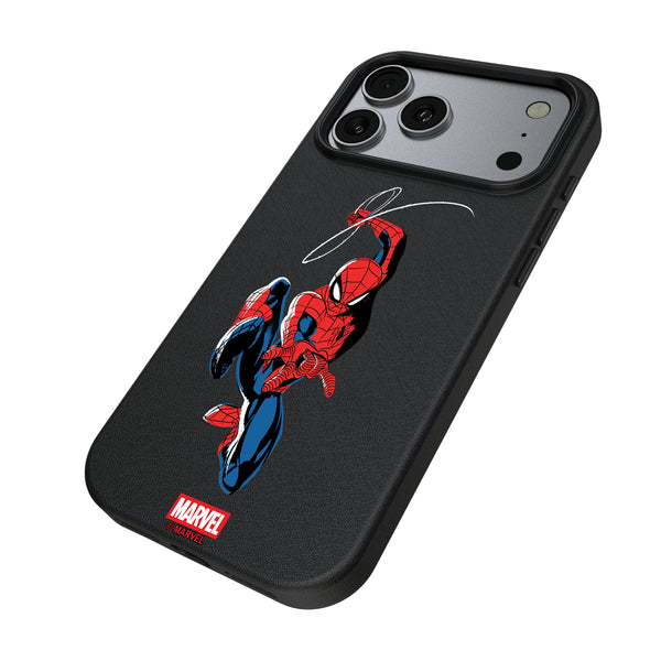 Marvel Spider-Man Badge iPhone MagSafe Compatible Phone Case for Apple iPhone Iso.Jpg