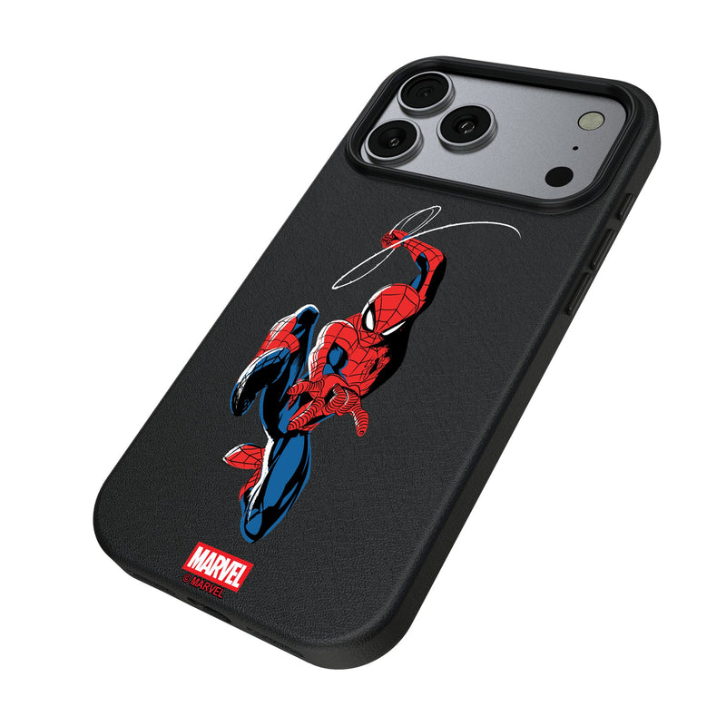 Marvel Spider-Man Badge iPhone MagSafe Compatible Phone Case for Apple iPhone Iso.Jpg