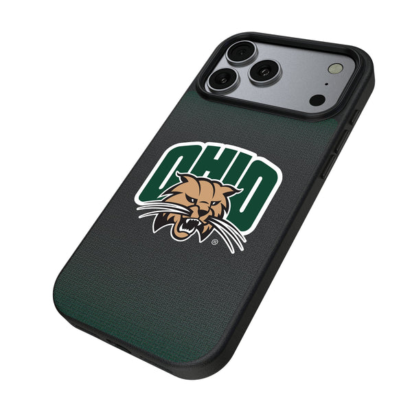 Ohio University Bobcats Linen iPhone MagSafe Compatible Phone Case for Apple iPhone Iso.Jpg