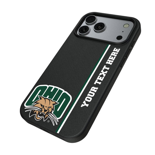 Ohio University Bobcats Personalized Sidebard iPhone MagSafe Compatible Phone Case for Apple iPhone Iso.Jpg