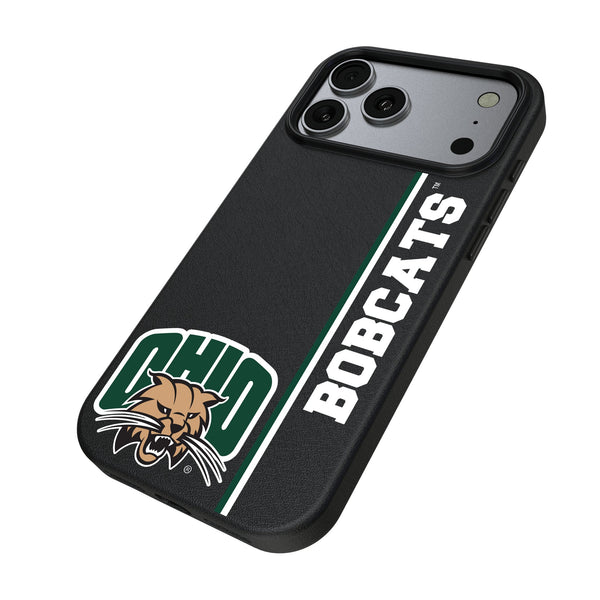 Ohio University Bobcats Sidebar iPhone MagSafe Compatible Phone Case for Apple iPhone Iso.Jpg