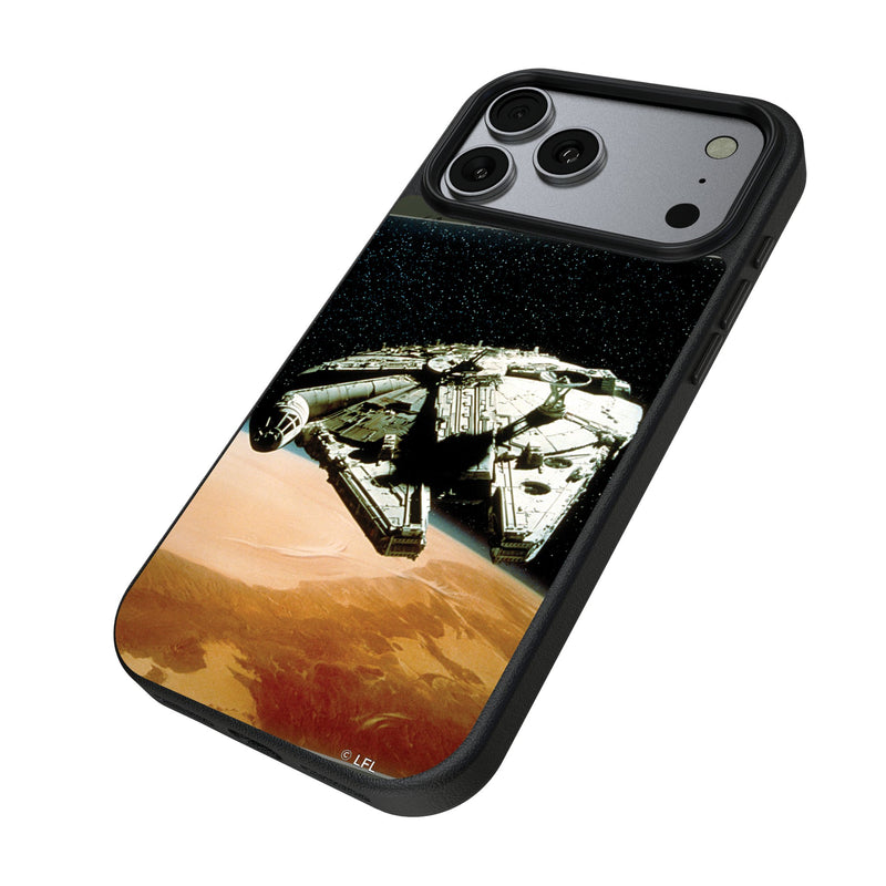 Star Wars Millennium Falcon Portrait iPhone MagSafe Compatible Phone Case for Apple iPhone Iso.Jpg