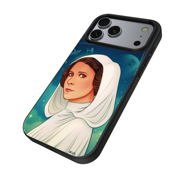 Star Wars Princess Leia Organa Portrait iPhone MagSafe Compatible Phone Case for Apple iPhone Iso.Jpg