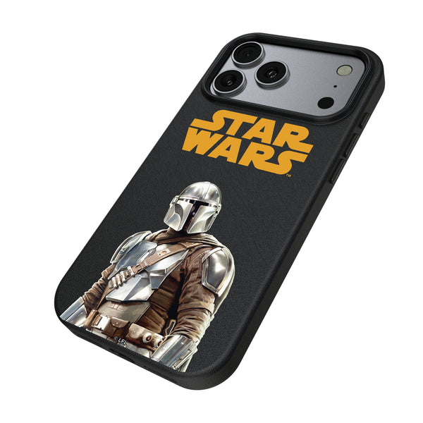 Star Wars: The Mandalorian Din Djarin Color Block iPhone MagSafe Compatible Phone Case for Apple iPhone Iso.Jpg