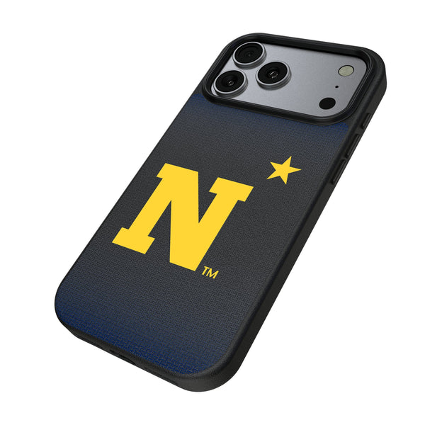 United State Naval Academy Midshipmen Linen iPhone MagSafe Compatible Phone Case for Apple iPhone Iso.Jpg