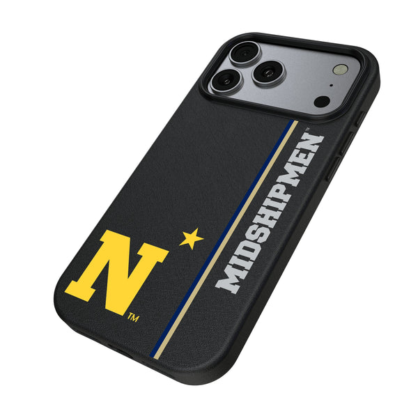 United State Naval Academy Midshipmen Sidebar iPhone MagSafe Compatible Phone Case for Apple iPhone Iso.Jpg