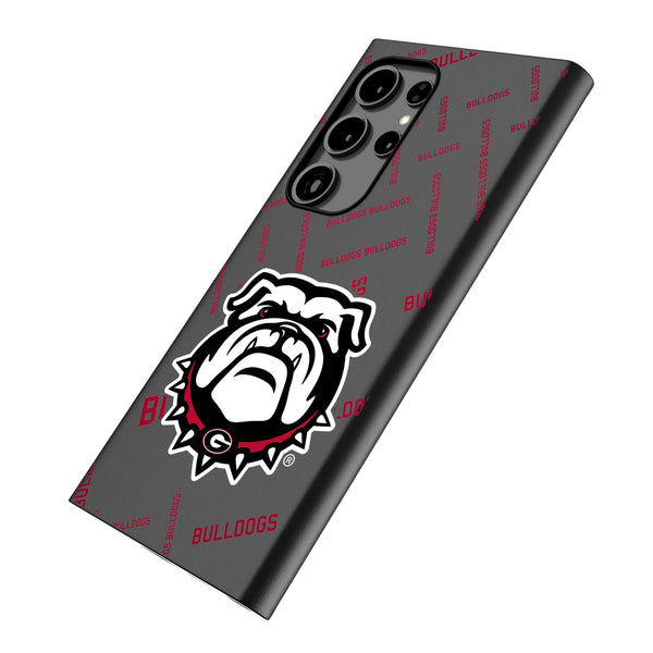 University of Georgia Bulldogs Uga Quadtile Galaxy MagSafe Compatible Phone Case for Samsung Galaxy Iso.Jpg
